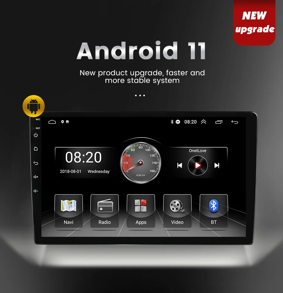 TomoStrong Android 11 All In One Для KIA RIO 2011 2012 2013-2017 Автомобильная Интеллектуальная Система Радио BT Навигация GPS Carplay + Auto RDS 1