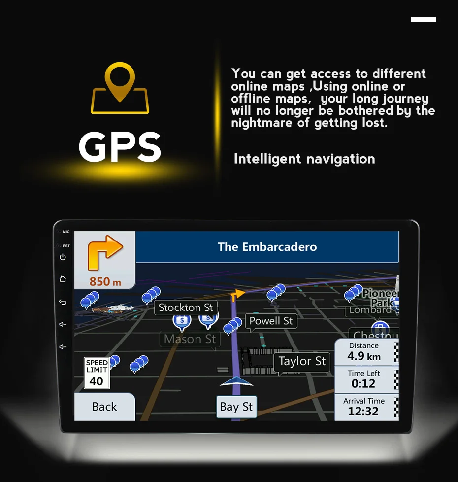 TomoStrong Android 11 All In One Для KIA RIO 2011 2012 2013-2017 Автомобильная Интеллектуальная Система Радио BT Навигация GPS Carplay + Auto RDS 4