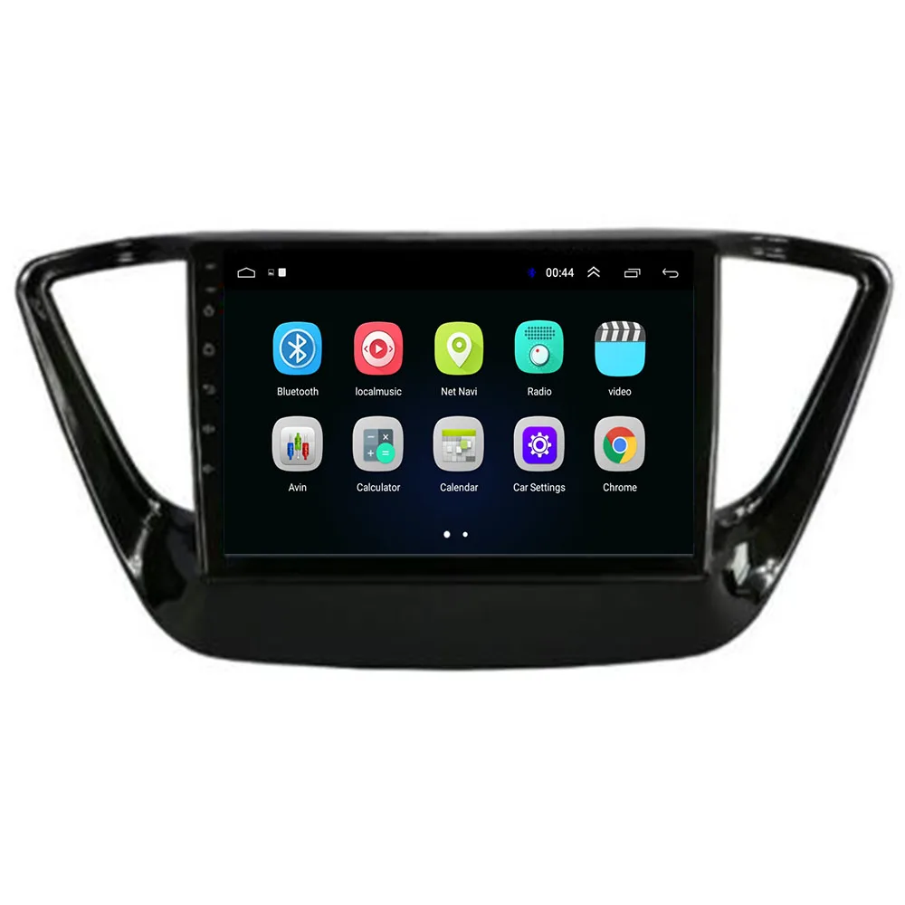 Android 12 Carplay Автомагнитола для Hyundai Solaris 2 2017 2018-2030 мультимедийный плеер GPS Навигация 2din авторадио 8 core 8G + 128G 3