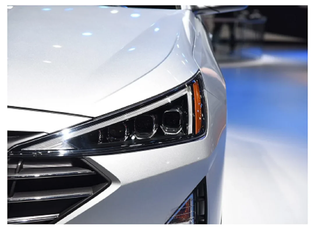 Крышка фары автомобиля для Hyundai Elantra 2019 2020 Пластиковая линза фары Прозрачный корпус абажура Замените оригинальное стекло 5