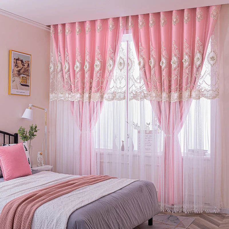 Роскошные Европейские шторы с рельефной вышивкой для гостиной, спальни, Современный Плавающий Двухслойный Затемняющий Серый оконный экран 3