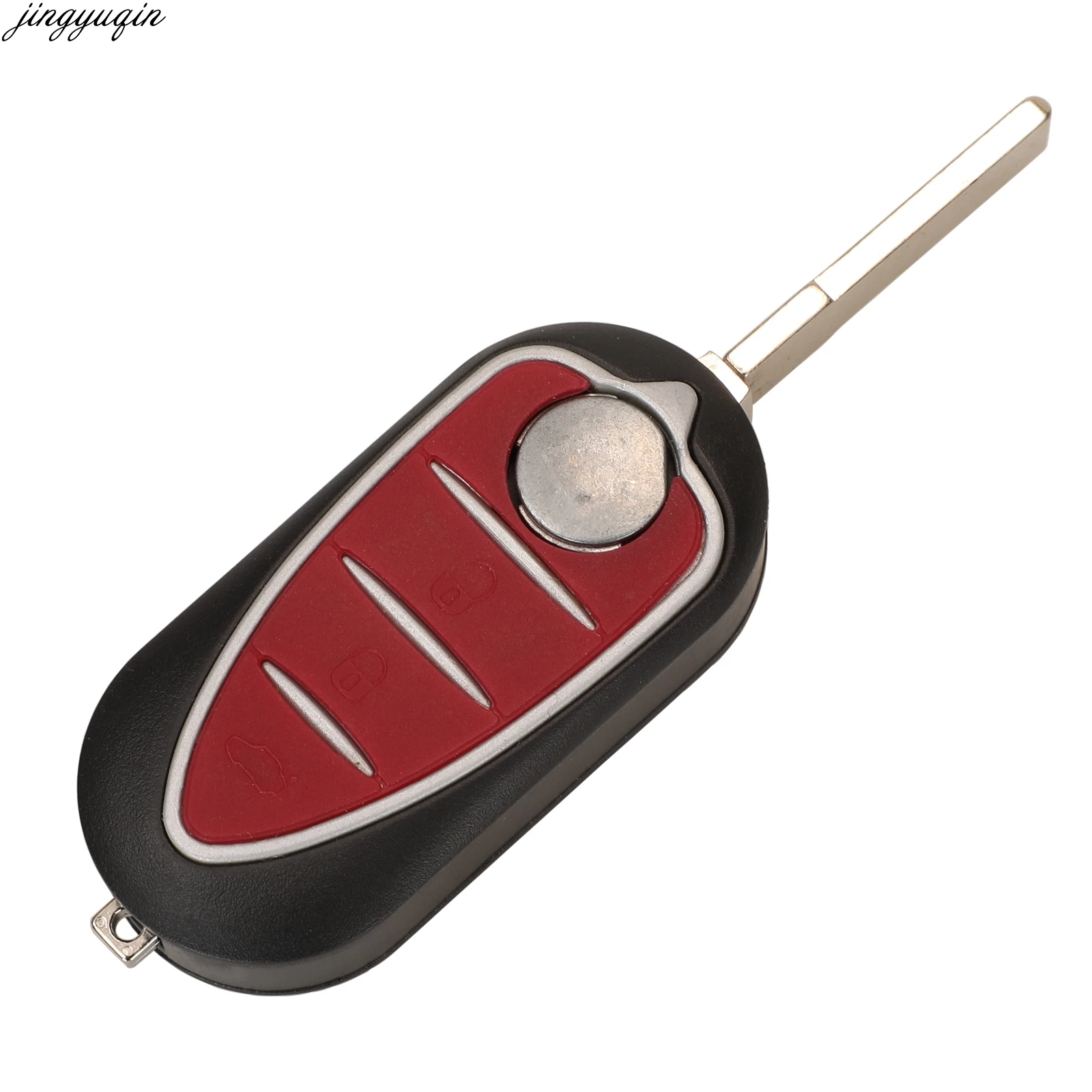 Jingyuqin Пульт Дистанционного Управления Флип Автомобильный Ключ 433 МГц Система Delphi/Marelli Для Alfa Romeo Mito GTA Giulietta 159 3 Кнопки 2