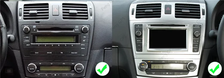 для Toyota Avensis T27 Android10 4 + 128 Г Экран Автомобильный Мультимедийный DVD-Плеер GPS Навигация Авто Аудио Радио Стерео Головное Устройство 2
