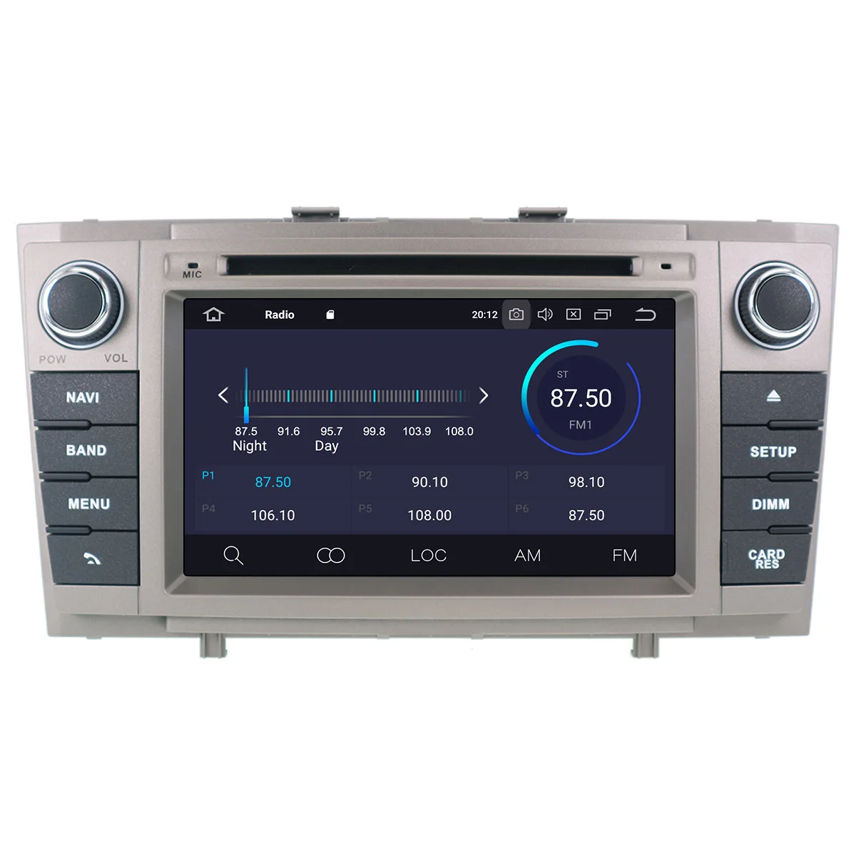 для Toyota Avensis T27 Android10 4 + 128 Г Экран Автомобильный Мультимедийный DVD-Плеер GPS Навигация Авто Аудио Радио Стерео Головное Устройство 5