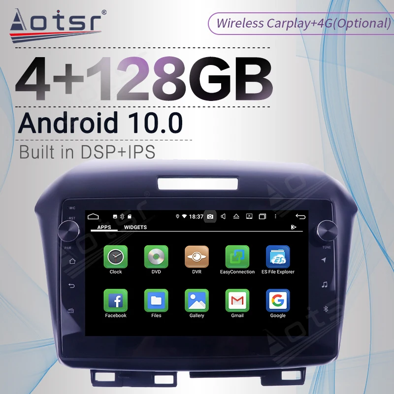 Carplay 128 ГБ Для Honda Jade 2010-2017 Android Магнитола Автомобильный Мультимедийный Плеер Стерео Головное Устройство GPS Навигация Без 2din 0