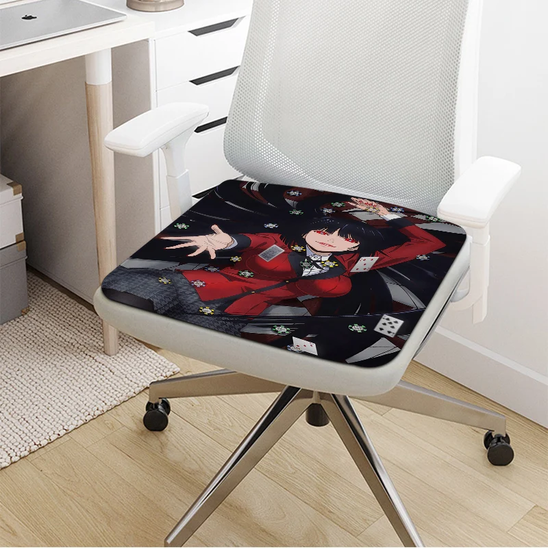 Квадратная подушка для обеденного стула в стиле аниме Какегуруи, круглое декоративное сиденье для офисного стола, декор дивана, татами 1
