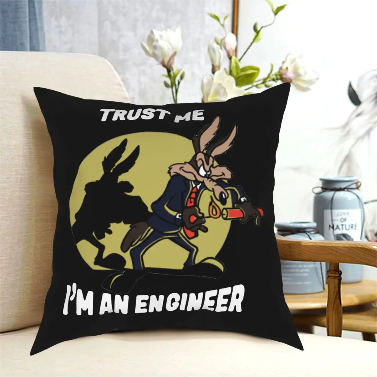 Поверьте мне, я Инженер, Наволочка из мягкого полиэстера, чехол для подушки, декор, Инженерная Наволочка, чехол для сиденья на молнии 18 дюймов 1