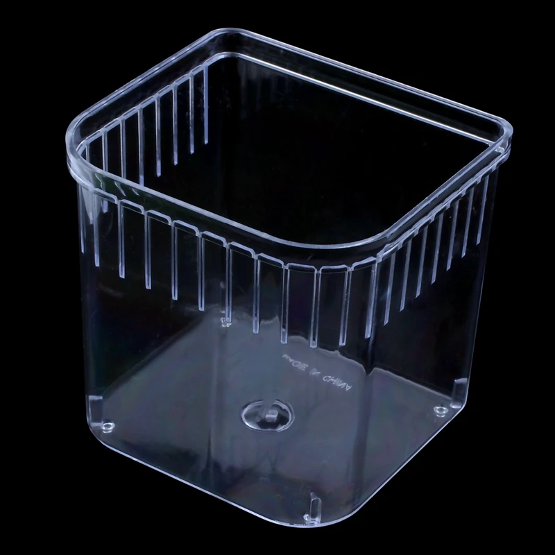 5X Пластиковый квадратный аквариум с рыбками, фильтр для аквариума, нижняя коробка, прозрачный Зеленый 1