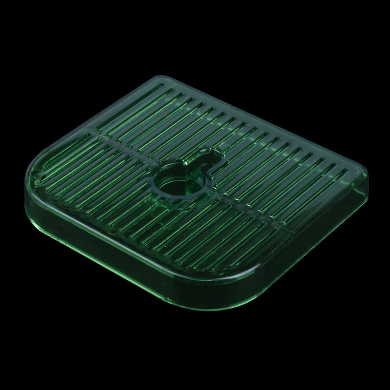 5X Пластиковый квадратный аквариум с рыбками, фильтр для аквариума, нижняя коробка, прозрачный Зеленый 3