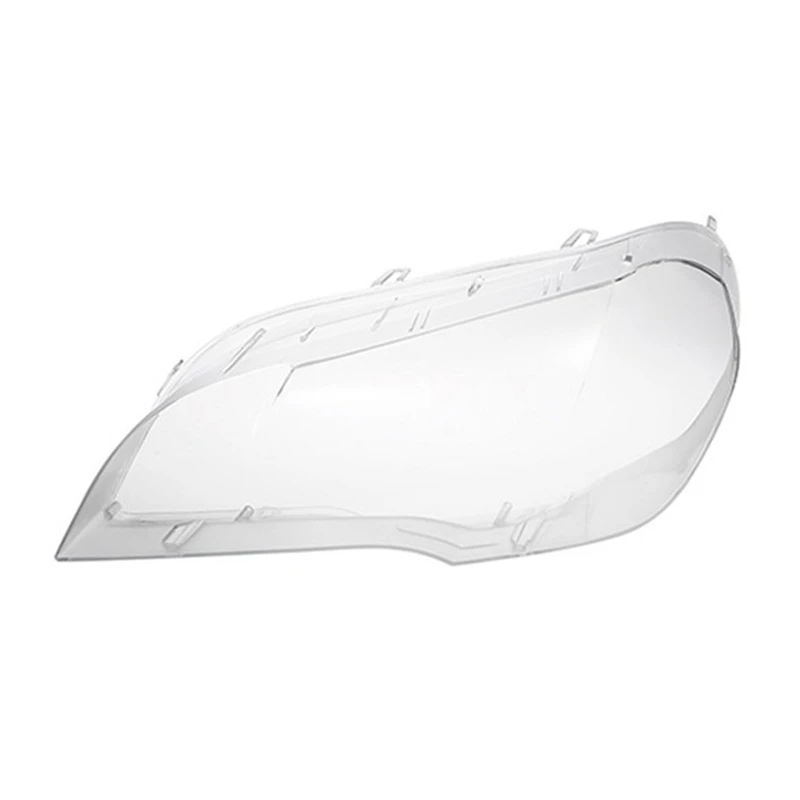 Замена прозрачной крышки объектива фары головного света автомобиля, крышка корпуса лампы для BMW X5 E70 2008-2013 Слева 0