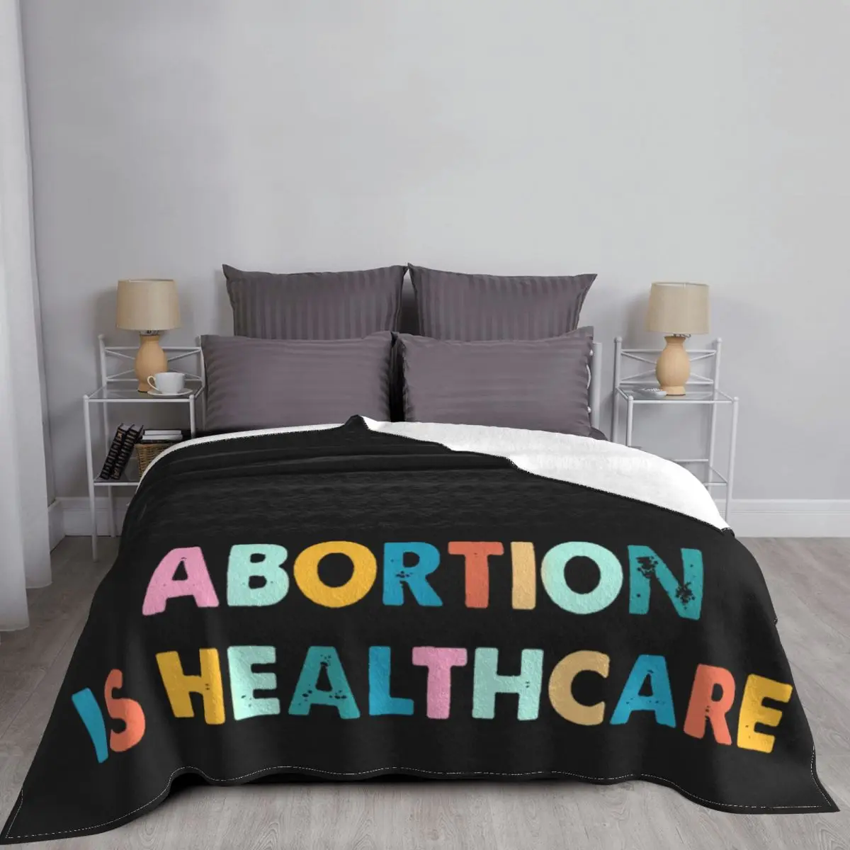 Аборт-это выбор профессионалов здравоохранения Шерстяные одеяла, феминизм за аборт, Модное покрывало для кровати, дивана-кушетки 2
