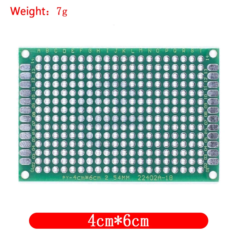 9x15 8x12 7x9 6x8 5x7 4x6 3x7 2x8 см Двусторонний Прототип Diy Универсальная Печатная Плата PCB Protoboard Для Arduino 4