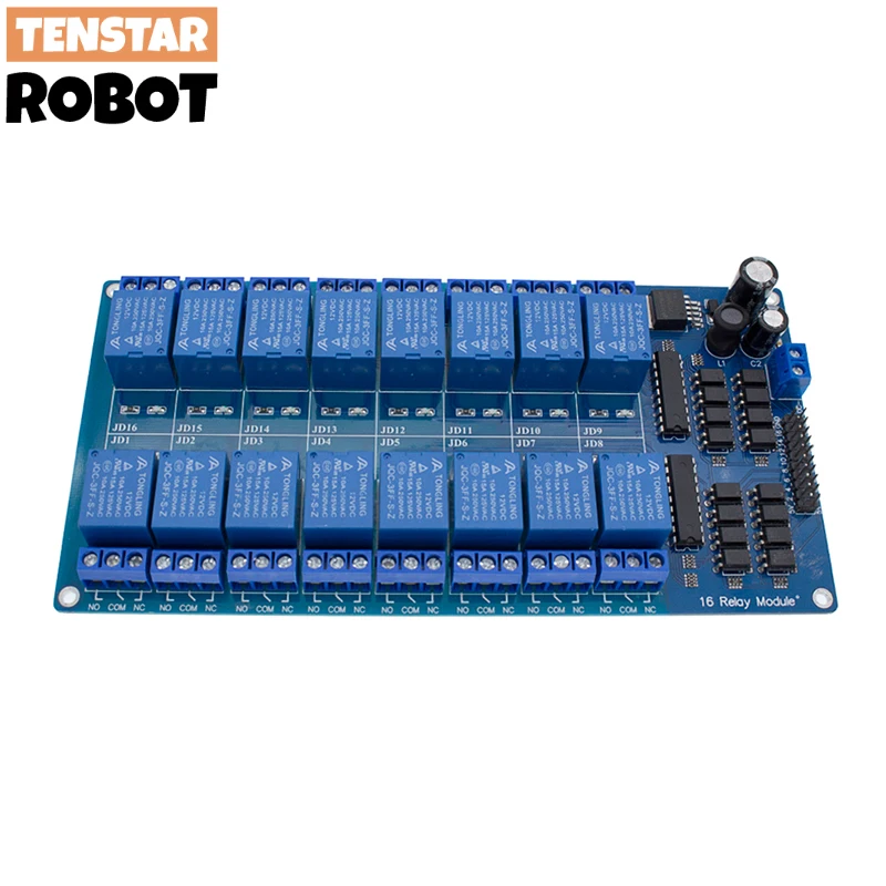 12 В 16-канальный релейный модуль для arduino ARM PIC AVR DSP Электронная релейная пластина изоляция ремня оптрона 4