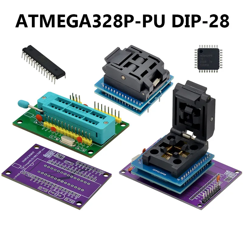 Микросхема внутренней памяти ATMEGA328P-PU DIP-28 Для Оригинального блока записи R3 ATMEGA328PB-AU 0