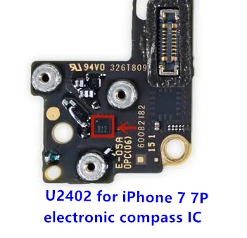 3шт U2402 для iPhone 7 7P 7plus электронный компас 36X E4B 0