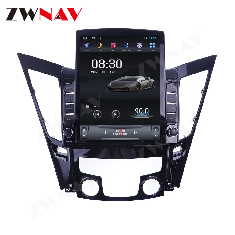 6 + 128 Г Android10.0 Для Hyundai Sonata 2009-2014 IPS Приемник с Сенсорным экраном Автомобильный Мультимедийный радиоплеер GPS Навигация DSP Carplay 2
