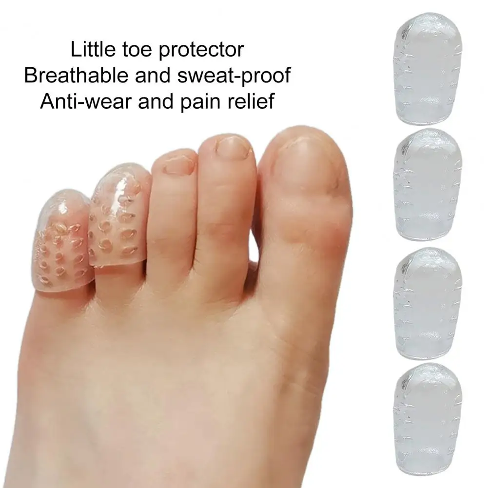 30 шт. уютных чехлов для ног, мягкого защитного покрытия для ног, прозрачного антифрикционного защитного покрытия для ног от мозолей на мизинцах ног 3