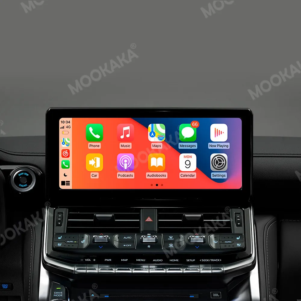 Для Toyota Land Cruiser LC300 2021-2022 Android 10,0 6 + 128 ГБ Автомобильный Мультимедийный Плеер GPS Navi Авторадио Рекордер Головное устройство Carplay 3