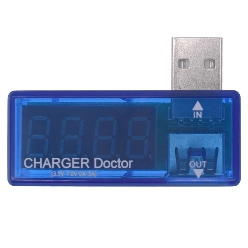 1шт цифровой дисплей Мини USB Измеритель тока напряжения Тестер Портативный мини Детектор тока и напряжения Зарядное устройство Doctor B73 0