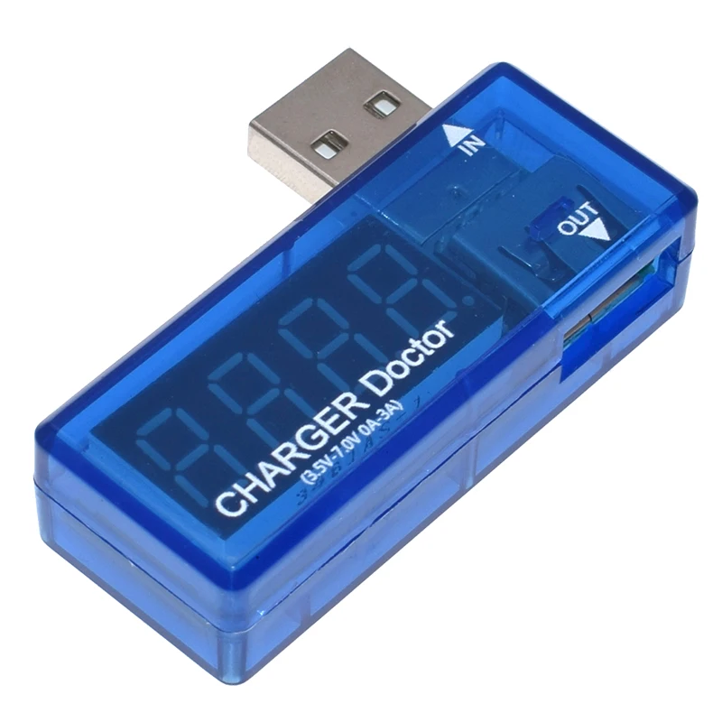 1шт цифровой дисплей Мини USB Измеритель тока напряжения Тестер Портативный мини Детектор тока и напряжения Зарядное устройство Doctor B73 2