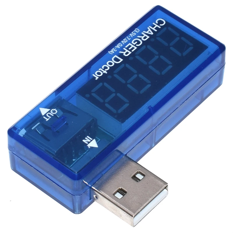 1шт цифровой дисплей Мини USB Измеритель тока напряжения Тестер Портативный мини Детектор тока и напряжения Зарядное устройство Doctor B73 3