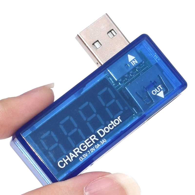 1шт цифровой дисплей Мини USB Измеритель тока напряжения Тестер Портативный мини Детектор тока и напряжения Зарядное устройство Doctor B73 4