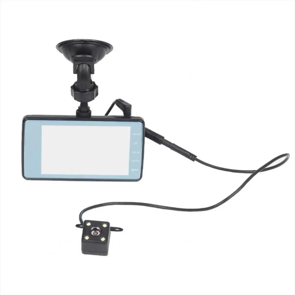 Большой Экран 4-Дюймовый 4K Dash Cam WiFi Автомобильный Видеорегистратор 170 ° FOV Широкоугольная Петлевая Запись Ночного Видения Автоматическая Автомобильная Камера Видеомагнитофон 1