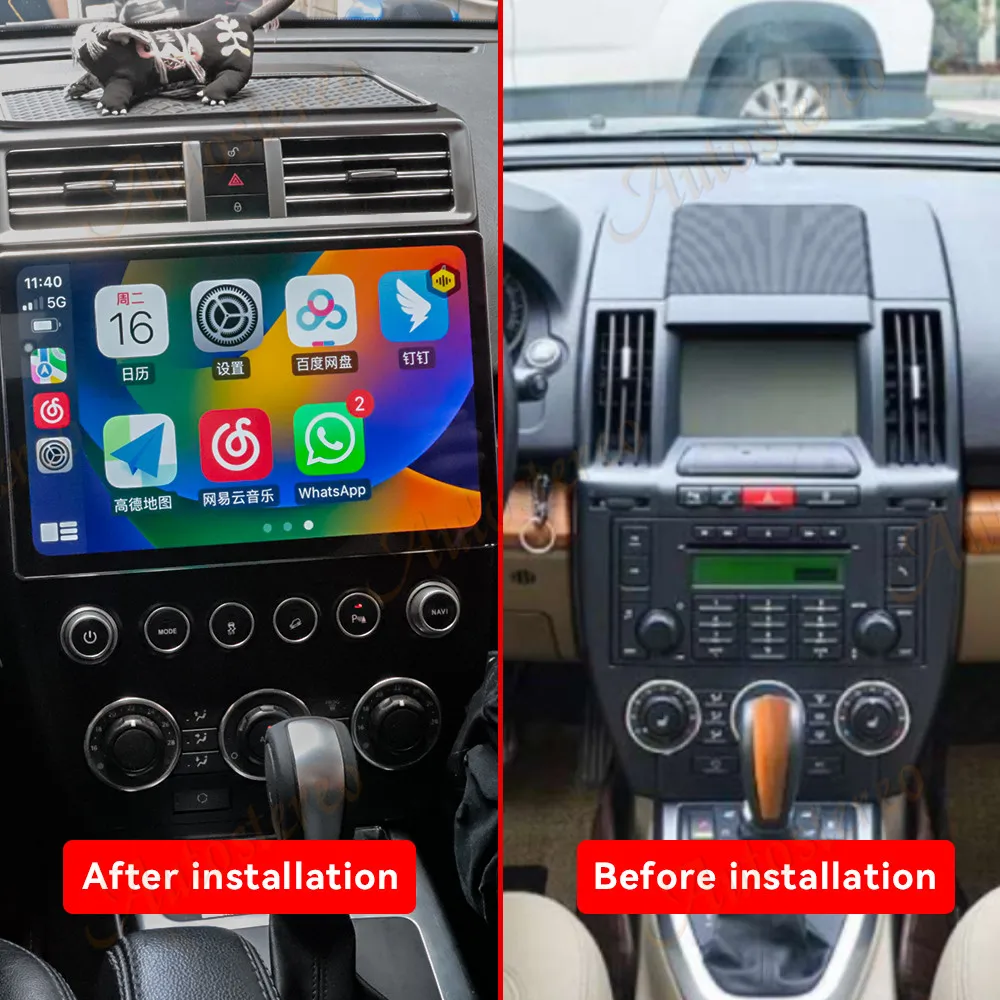 13.3‘‘ Android11 Air button Radio Автомобильный Мультимедийный Плеер Для Land Rover Freelander 2 LR2 L359 2006 ~ 2015 AutoStereo GPS Плеер Навигация 3