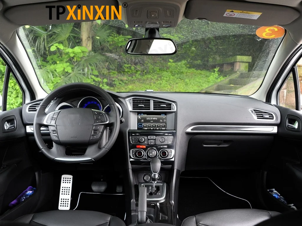 IPS PX6 4G + 128G Carplay DSP Android 10,0 Для Citroen C4 Автомобильный Мультимедийный Плеер Авторадио Магнитофон GPS Навигация Головное Устройство 1