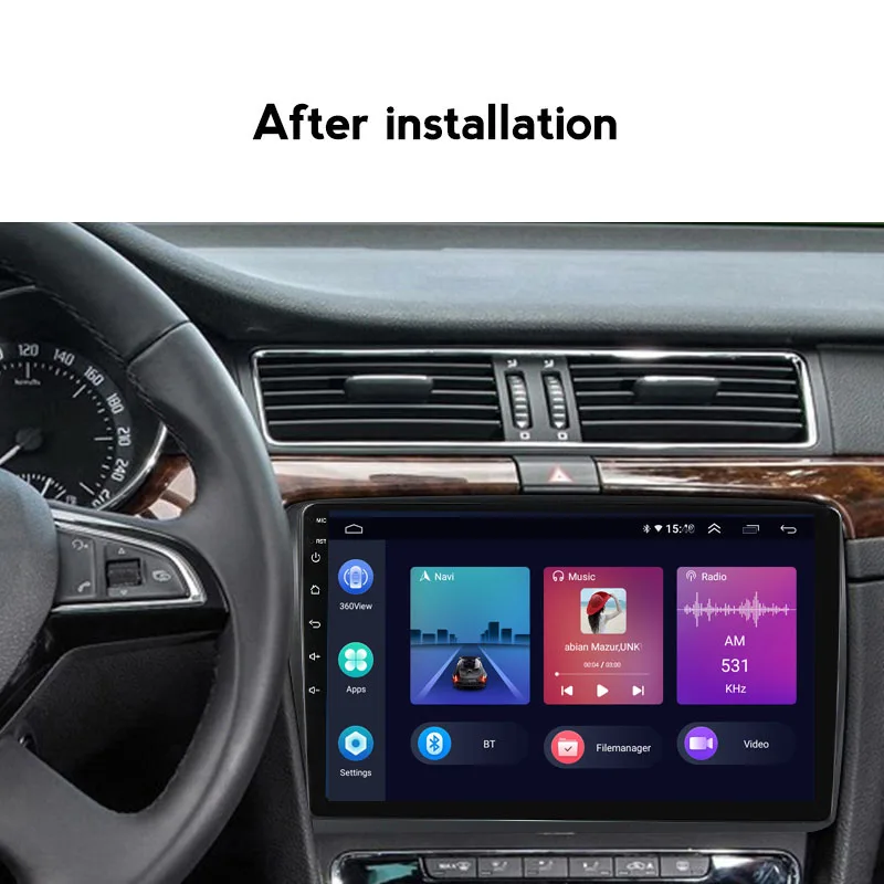 Автомобильный мультимедийный плеер Android 11 с Wi-Fi для Skoda Superb 2008 2009 2010 2012 2013 2014 Carplay GPS-навигация, IPS USB головное устройство 1