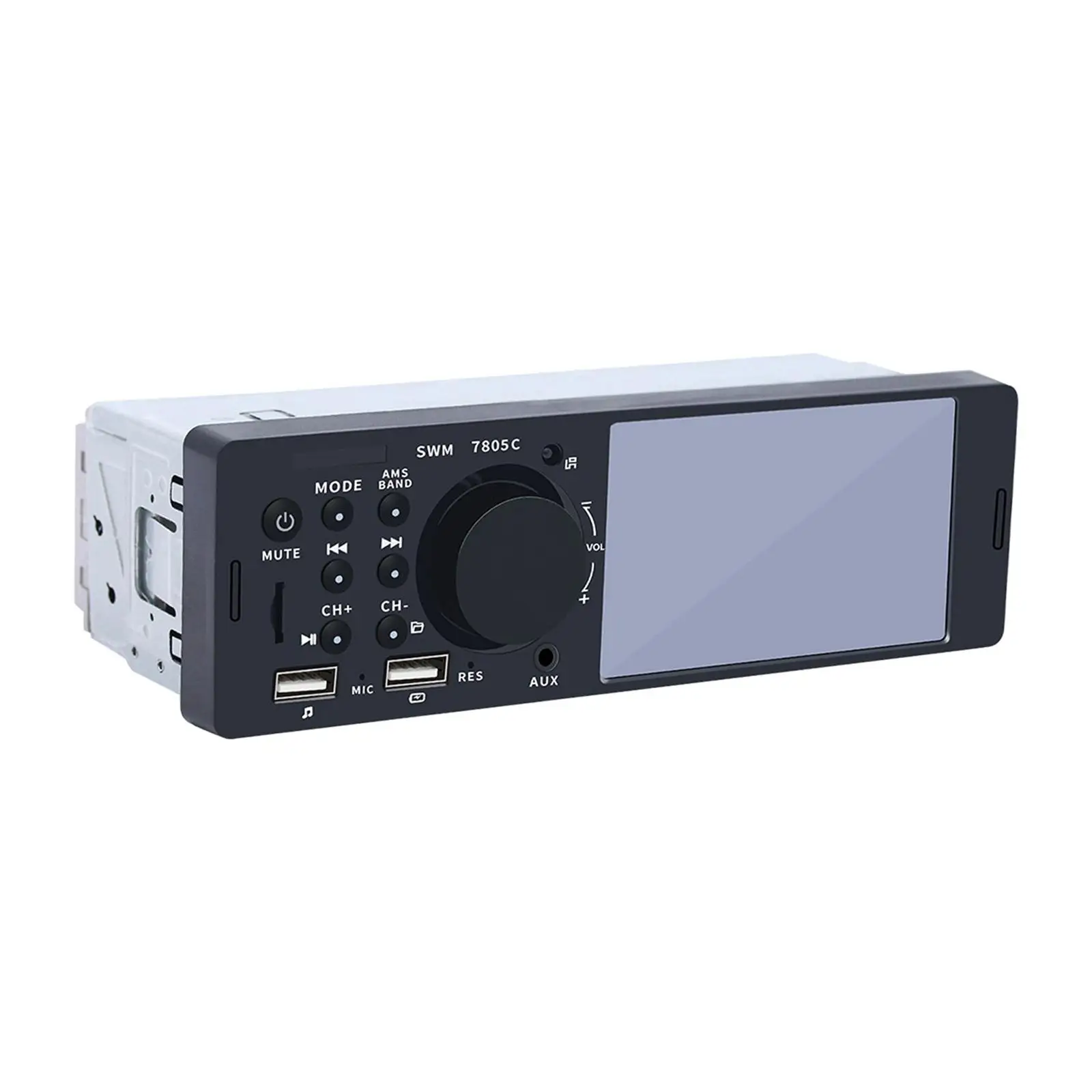 Автомобильный стереоприемник FM MP5 на один Din, аудиомедийный ресивер MP5, Автомобильный плеер 1 Din 1