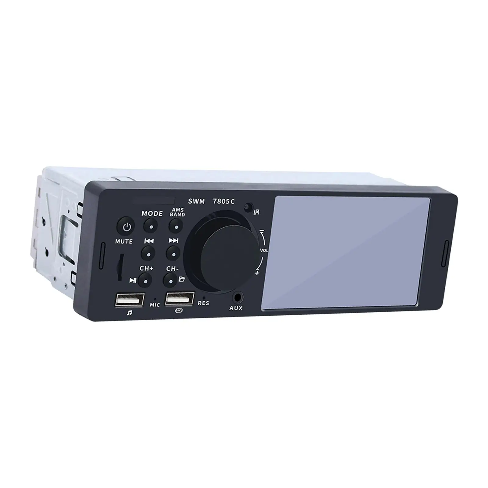 Автомобильный стереоприемник FM MP5 на один Din, аудиомедийный ресивер MP5, Автомобильный плеер 1 Din 2