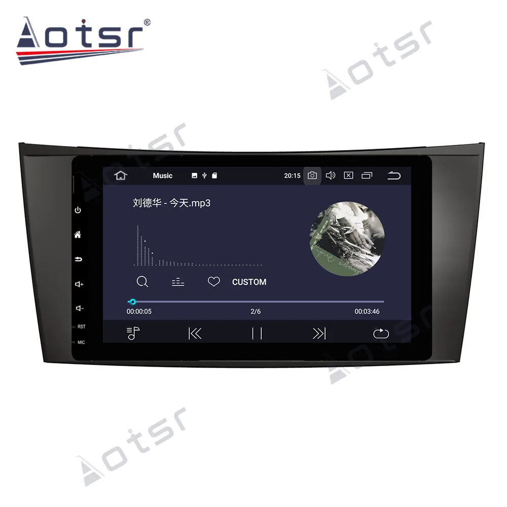 Android 10,0 4 + 64G Автомобильное Радио GPS Навигация СБ Для Benz W211/W219/W463 2002-2009 Авто Стерео Видео Мультимедийный DVD-плеер 1