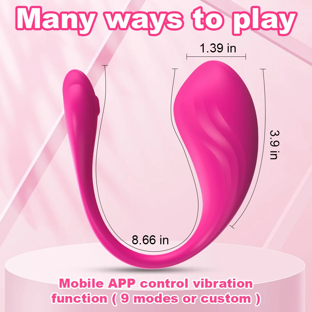 Беспроводной фаллоимитатор с точкой G, вибратор, секс-игрушки для взрослых, для женщин, пары носят Анальный Вагинальный Вибрирующий женский мастурбатор с яйцом, управление приложением 5