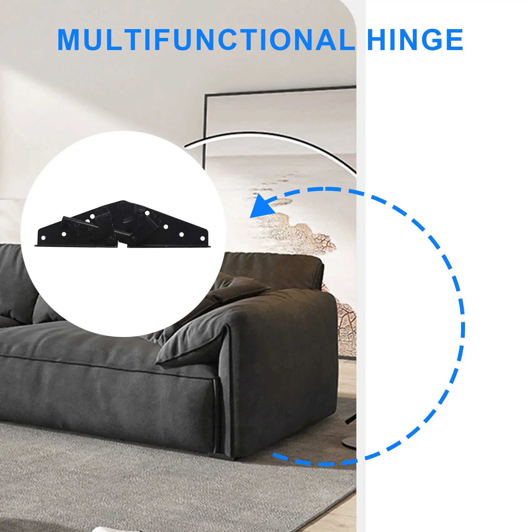 металлический Стальной Черный диван-кровать, постельные принадлежности, мебель, Регулируемый 3-позиционный угловой механизм, шарнирное оборудование 0