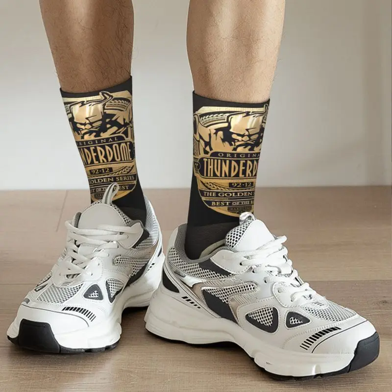 Подарочные носки для музыкального фестиваля Thunderdome для мужчин и женщин, теплые модные носки Hardcore Gabber Crew 4