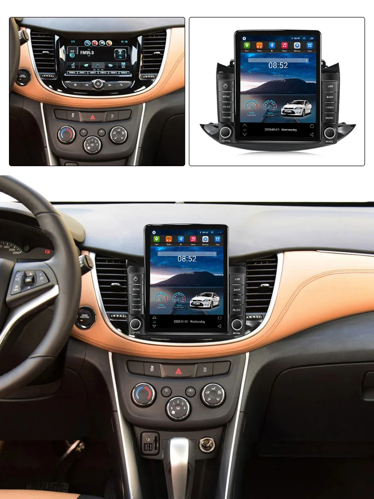 4G LTE Android 11 Автомобильный Радиоприемник Стерео Для Chevrolet Tracker 3 Trax 2013-2020 Аудио Мультимедийный Плеер GPS Навигация RDS БЕЗ 2Din DVD 1