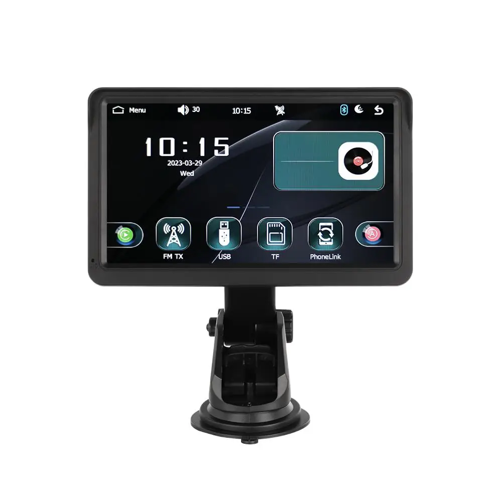 Автомобильный мультимедийный плеер Carplay для iphone Резервная камера Android Автомагнитола Видеомонитор Беспроводной сенсорный экран PND 1