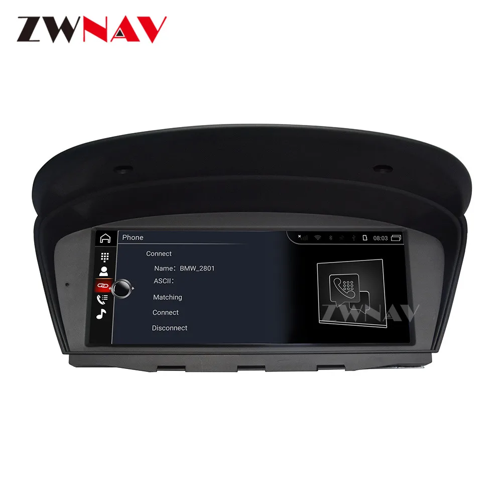 Автомобильный GPS-плеер с сенсорным экраном Carplay Multimedia Android 10 8 Core 4 + 64G DSP для BMW Navigation DVD-плеер 1