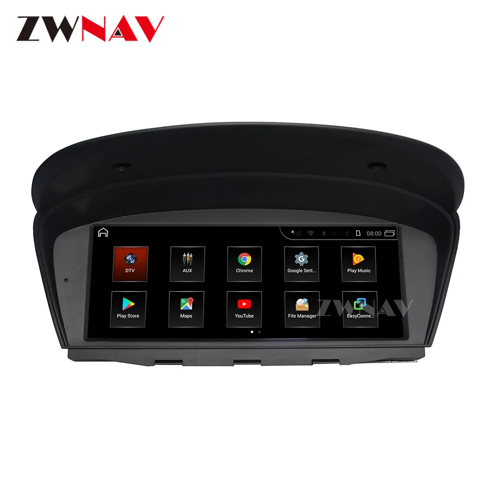 Автомобильный GPS-плеер с сенсорным экраном Carplay Multimedia Android 10 8 Core 4 + 64G DSP для BMW Navigation DVD-плеер 3