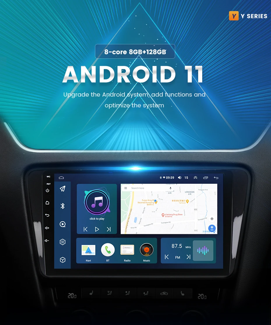Автомобильное Аудио Радио GPS Для Ford Mondeo 4 2010-2014 Android Auto Сенсорный Экран QLED Стерео Навигация Мультимедиа DSP 8-Ядерный Без Dvd 2