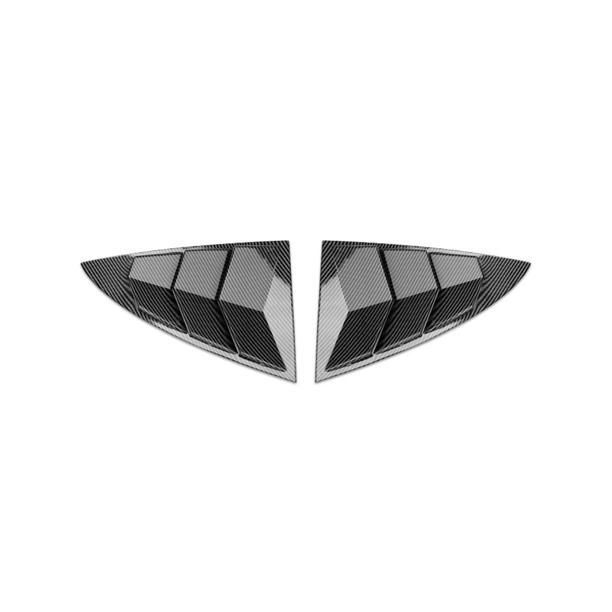 Для Tesla Model 3 Y-образная задняя решетка с треугольными блестками, детали для модификации экстерьера, углеродное волокно, B 0