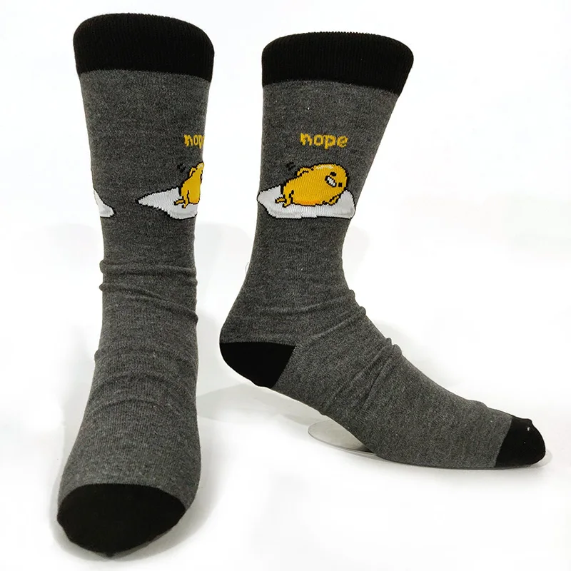Мужские носки с забавным мультяшным рисунком, хлопковые носки унисекс со средней трубкой 48 типов, Happy Socks, уникальный стиль уличной моды 2