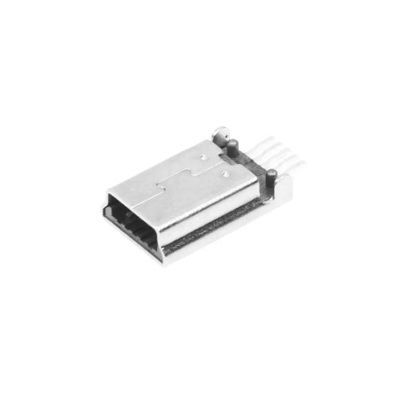10 шт Штекер Mini USB Type B с 5-контактным разъемом для пайки SMD SMT под углом 180 градусов 2