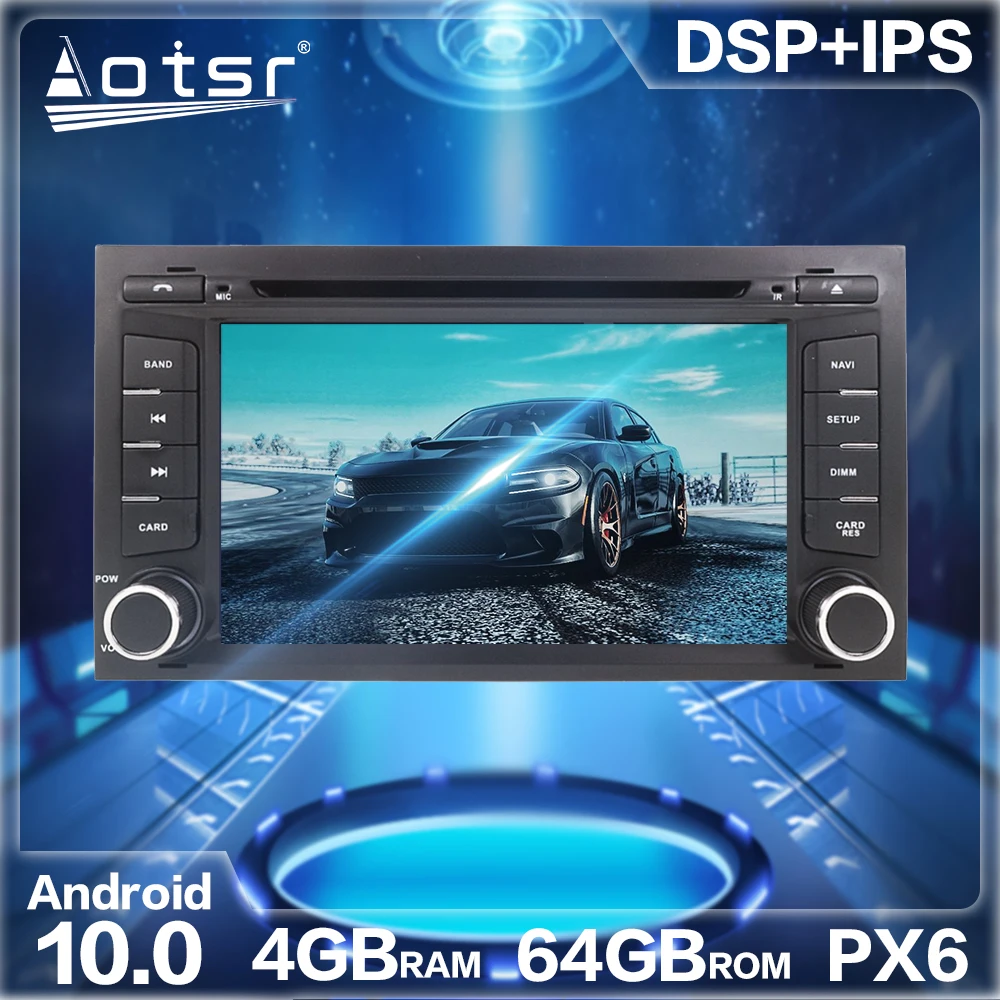 Android 10,0 4 ГБ + 64 ГБ Автомобильный Радиоплеер GPS Навигация DSP Для Seat leon Авто Стерео Видео Мультимедиа Без Головного Устройства DVD-Плеера 0
