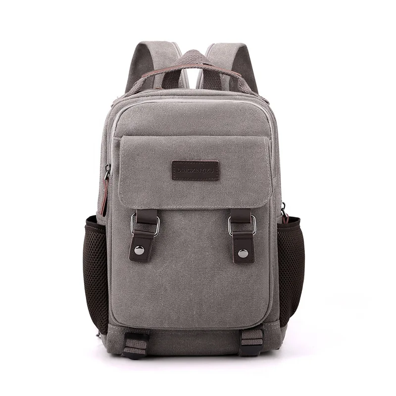 Маленький мужской рюкзак, холщовые повседневные рюкзаки для мужчин 2023, мини-мужская школьная сумка, рюкзак, Мужская многофункциональная сумка через плечо для путешествий 0