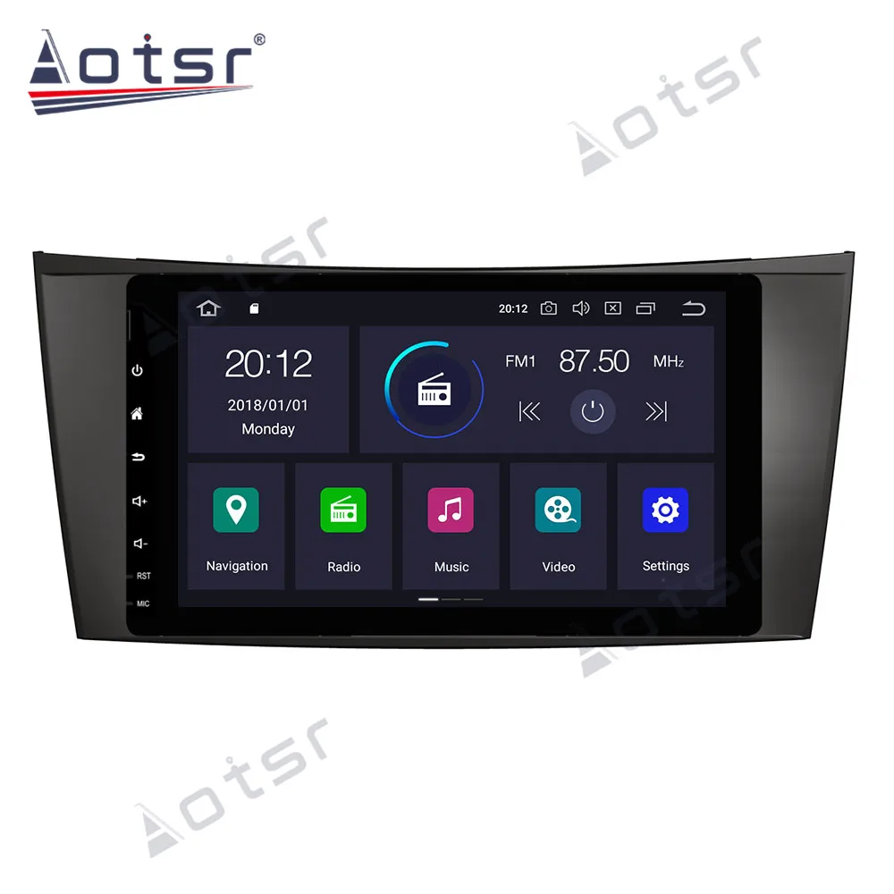Aotsr Android 10,0 4 + 64G Автомобильное Радио GPS Навигация Для Benz W211/W219/W463 2002-2009 Авто Стерео Видео Мультимедийный DVD-плеер 4