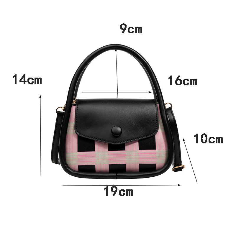 Брендовая клетчатая Маленькая квадратная сумка, дизайнерские высококачественные сумки через плечо для женщин, роскошная модная сумка, простая сумка-мессенджер, ранцы 5