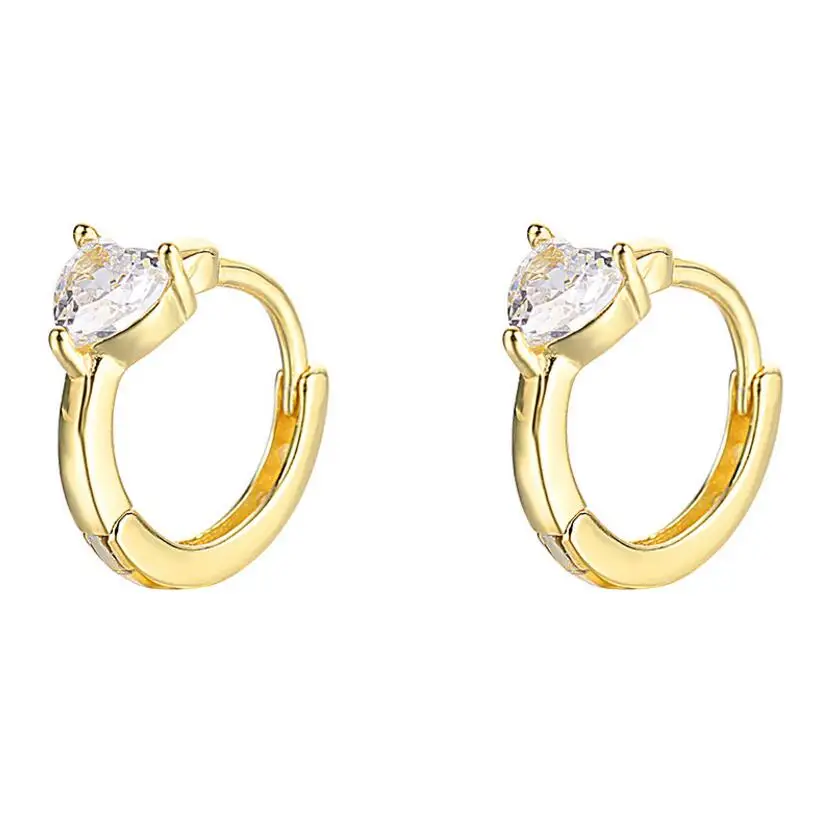 Настоящие серьги-кольца с романтическим сердечком из стерлингового серебра 925 пробы для девочек-дочерей в подарок на день рождения Fine Jewelry DG0070 4