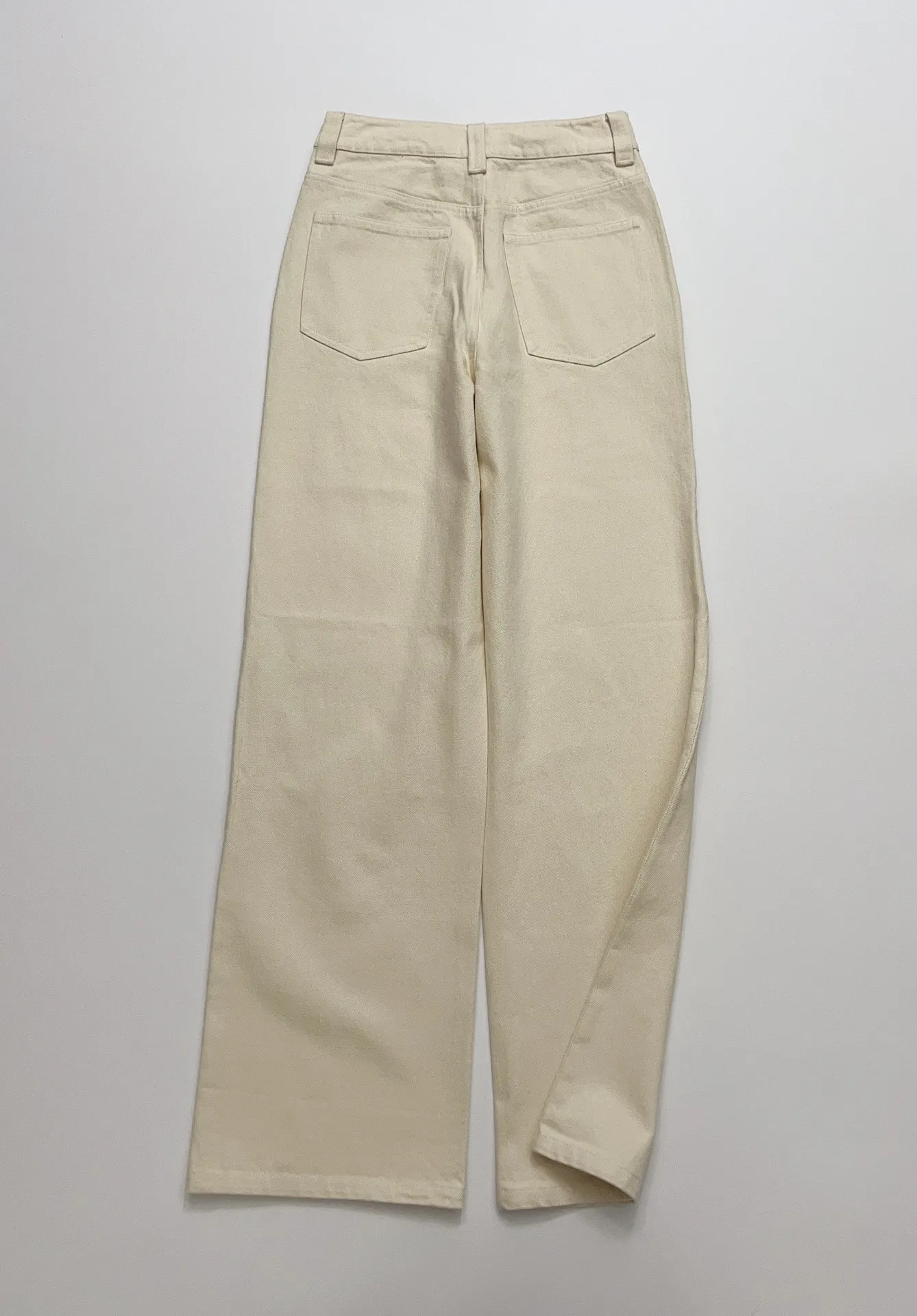 2023 Весенние прямые повседневные брюки с высокой талией, хлопковые джинсы для женщин 1